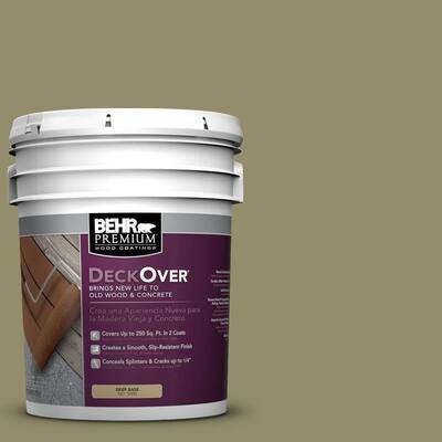 BEHR Premium DeckOver 5-gal. #SC-151 Sage Wood and Concrete Paint S0111505