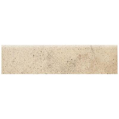 Daltile Sardara 12 in. x 3 in. Cathedral Beige Porcelain Bullnose Floor and Wall Tile SD21S43C9B1P1