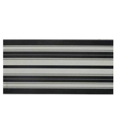 Daltile Colorbody Identity 12 in. x 24 in. Gray/Black Fabric Porcelain Floor and Wall Tile MY541224DECO1P