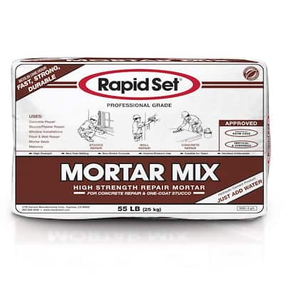 Rapid Set 55 lb. Mortar Mix