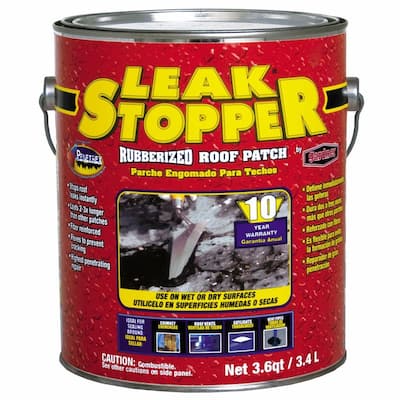 Leak Stopper 3.6 Qt. Rubberized Roof Patch-0311-GA - The Home Depot