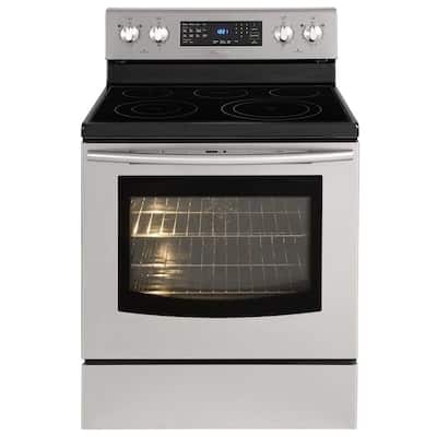 Samsung 5.9 cu. ft. Electric Range with Self-Cleaning Convection Oven in Stainless Steel NE595R0ABSR