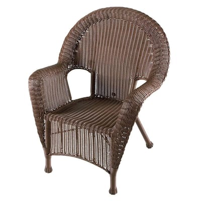Resin Wicker Chair on Kingman Bayside Brown All Weather Wicker Patio Chair 310206   Coupons