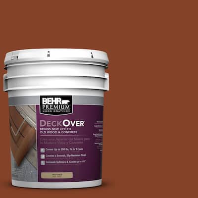 BEHR Premium DeckOver 5-gal. #SC-142 Cappuccino Wood and Concrete Paint S0110805