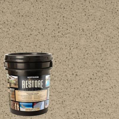 Restore 4-Gal. Driftwood Deck and Concrete Resurfacer 46521