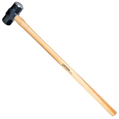 sledge hammer steel handle urrea lbs lb hammers hickory octagonal sledgehammers double tools wood depot faced tool homedepot expanded open