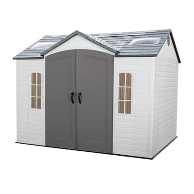Lifetime 10 ft. x 8 ft. Outdoor Garden Shed-60005 - The Home Depot