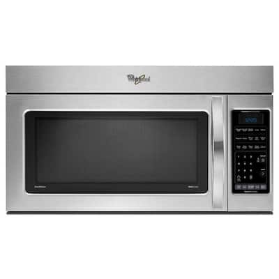 Whirlpool 1.8 cu. ft. Over the Range Convection Microwave in Stainless Steel, with Sensor Cooking WMH76718AS