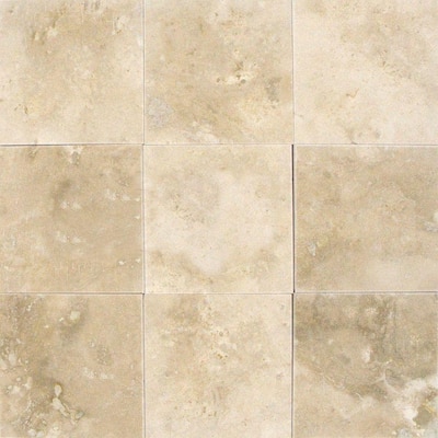 M.S. International Inc. 4 In. x 4 In. Ivory Travertine Floor & Wall Tile THDW1-T-IVO-4x4