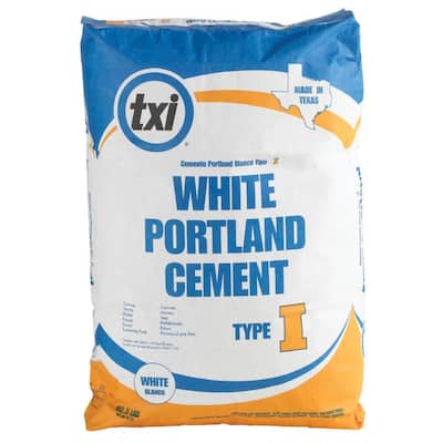 TXI 92-1/2 lb. Type I White Portland Cement-4613 - The Home Depot