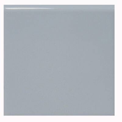 U.S. Ceramic Tile Bright Wedgewood 4-1/4 in. x 4-1/4 in. Ceramic Surface Bullnose Wall Tile U724-S4449-1