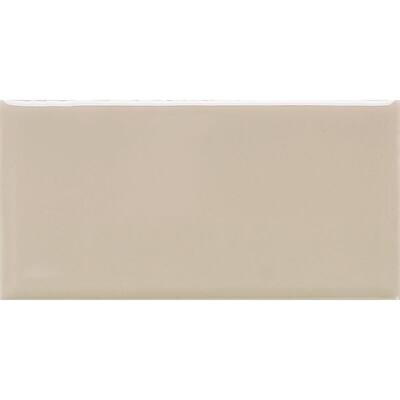 Daltile Rittenhouse Square 3 in. x 6 in. Urban Putty Ceramic Floor and Wall Tile 016136MOD1P2