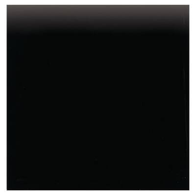 Daltile Matte Black Wall Tile Collection 4 1/4 x 4 1/4 Group 2 Colors Surface Bullnose K711S44491P1