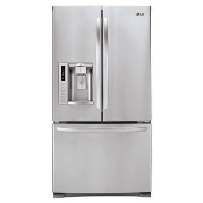   Refrigerators on Cu  Ft  French Door Refrigerator In Stainless Steel At The Home Depot