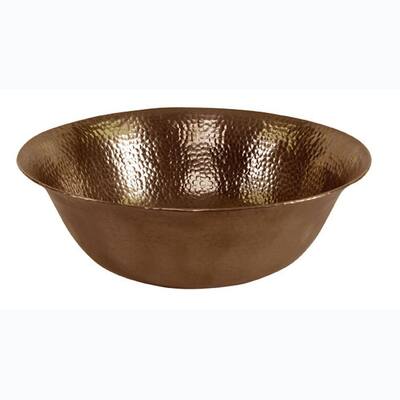 Barclay Products 6841-AC Hammered Antique Copper Vessel Sink