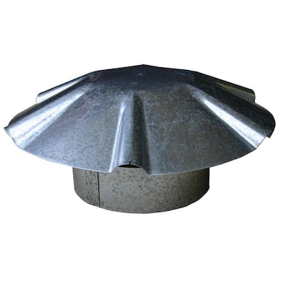 Speedi-Products 4 in Galvanized Umbrella roof Vent Cap
