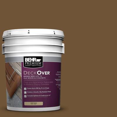 BEHR Premium DeckOver 5-gal. #SC-109 Wrangler Brown Wood and Concrete Paint S0108405