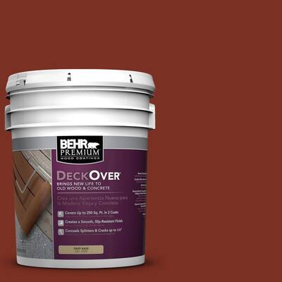 BEHR Premium DeckOver 5-gal. #SC-330 Redwood Wood and Concrete Paint S0112205