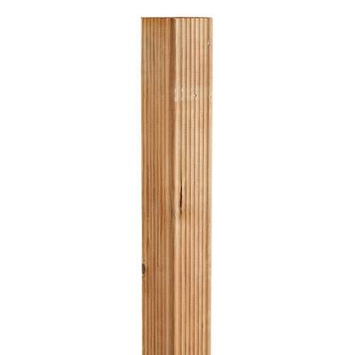  in. x 4 in. x 9 ft. PressureTreated CedarTone Moulded Fence Post