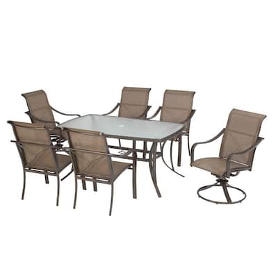 Patio Sets on Grand Bank 7 Piece Patio Dining Set Dy4067 7pc At The Home Depot