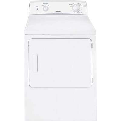 Hotpoint 6.0 cu. ft. Electric Dryer in White HTDX100EMWW