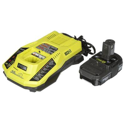 Ryobi ONE+ 18-Volt Lithium-Ion Battery and IntelliPort Charger Upgrade 