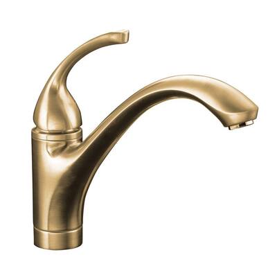 KOHLER Kitchen Faucets. Forte 1-Hole Single Control Kitchen Faucet with Lever Handle in Vibrant Brushed Bronze