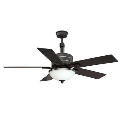 Hampton Bay Carlsbad 52 in. Black Ceiling Fan AG565-BK