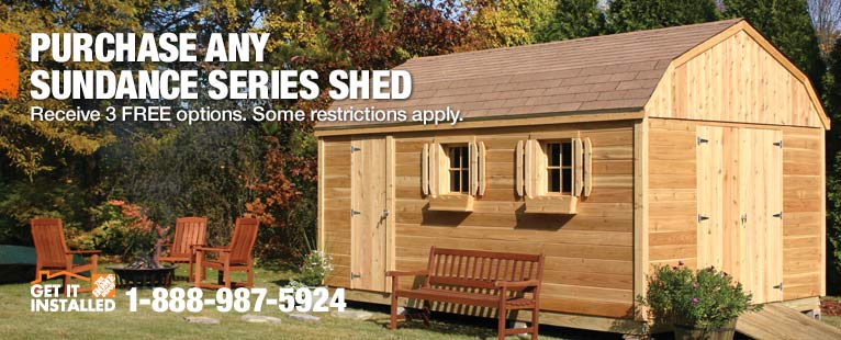 Storage Buildings &amp; Shed Installation at The Home Depot