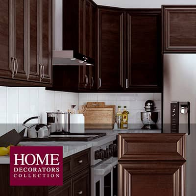 Dark Brown Kitchen Cabinets at The Home Depot