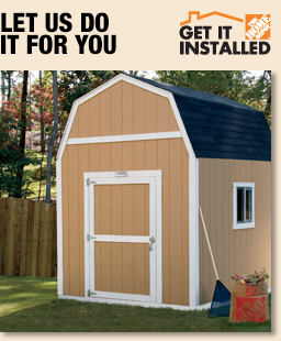 Sheds: Metal, Plastic &amp; Wood Garden Sheds at The Home Depot