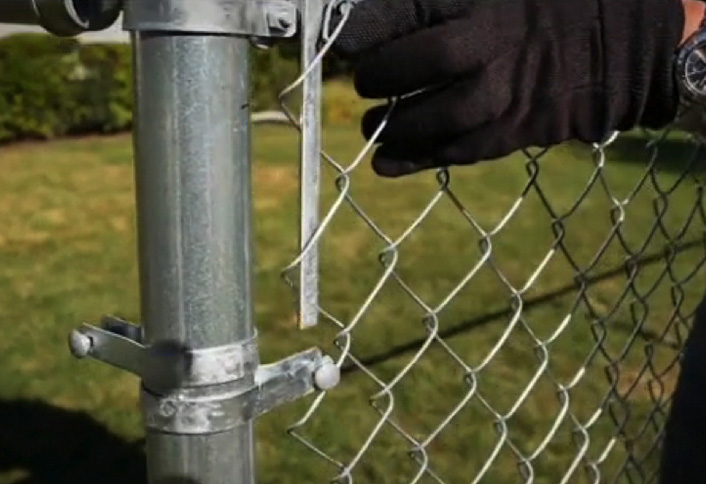 What are some tips for installing hog panel fencing?