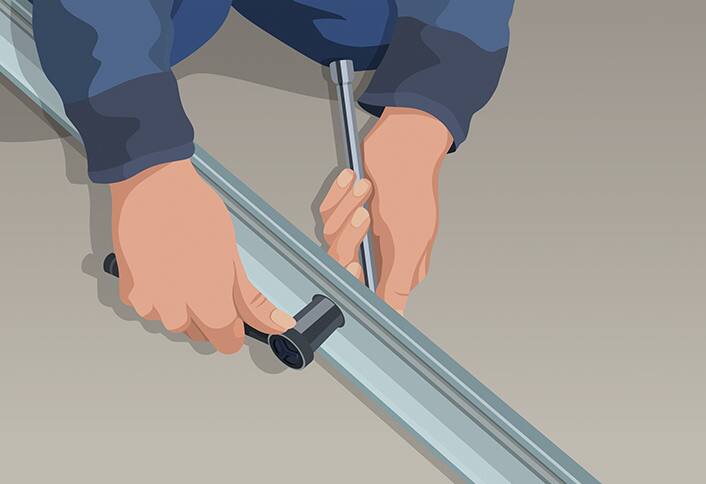 Assemble carriage tube - How Install Garage Door Opener Assemble carriage tube - How Install Garage Door Opener