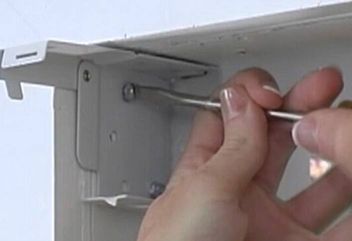 Install the brackets - How Install Horizontal Blinds Install the brackets - How Install Horizontal Blinds