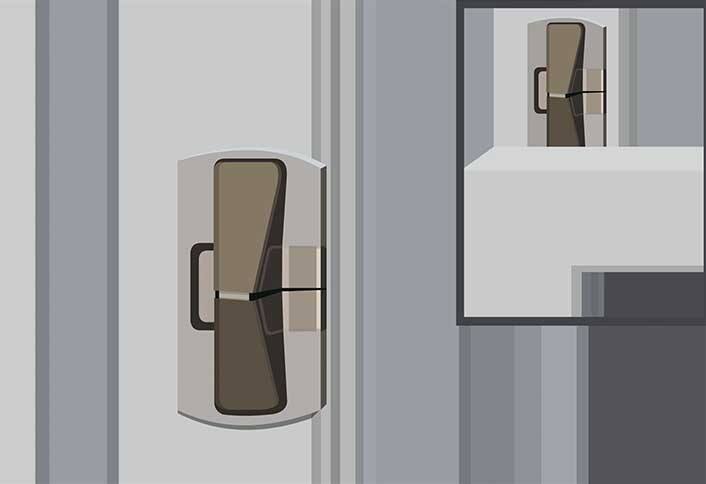 Hinged wedge lock - Install Window Locks Hinged wedge lock - Install Window Locks