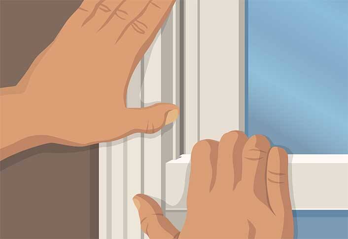 Remove the window - Install Glass Window Remove the window - Install Glass Window
