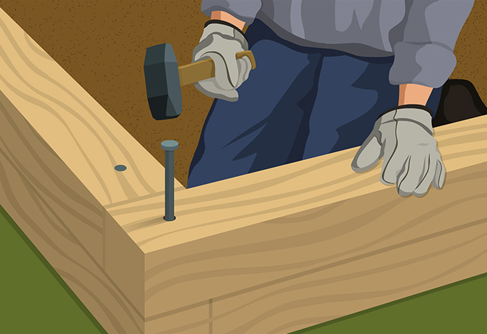 How To Install Landscape Timber Edging at The Home Depot