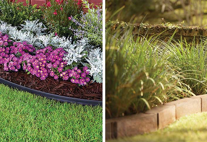 Can you use plastic edge trim in your garden?