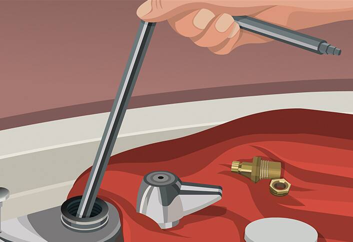 Remove old valve seat - Replacing Worn Valve Seat Remove old valve seat - Replacing Worn Valve Seat