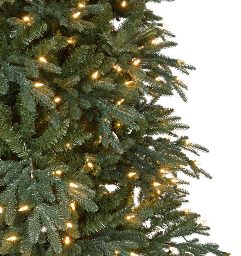 Home Accents Holiday 10 ft Pre Lit LED Meadow Quick Set Artificial 