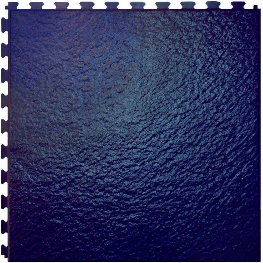 IT-tile Slate Navy Blue 20 In. x 20 In. Vinyl Tile, Hidden Interlock