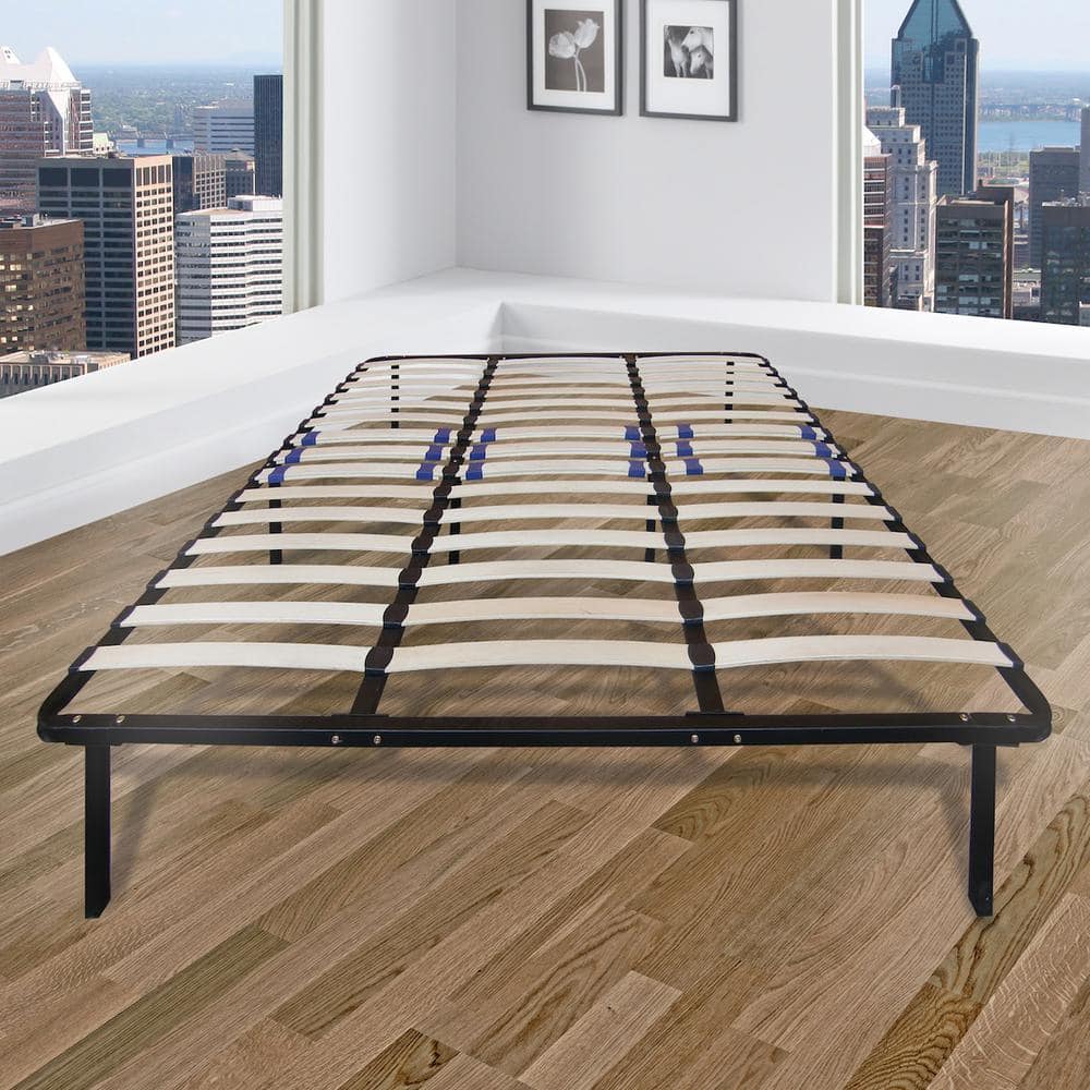 Rest Rite Rest Rite Queen-Size Bed Frame with Wood Slat Platform