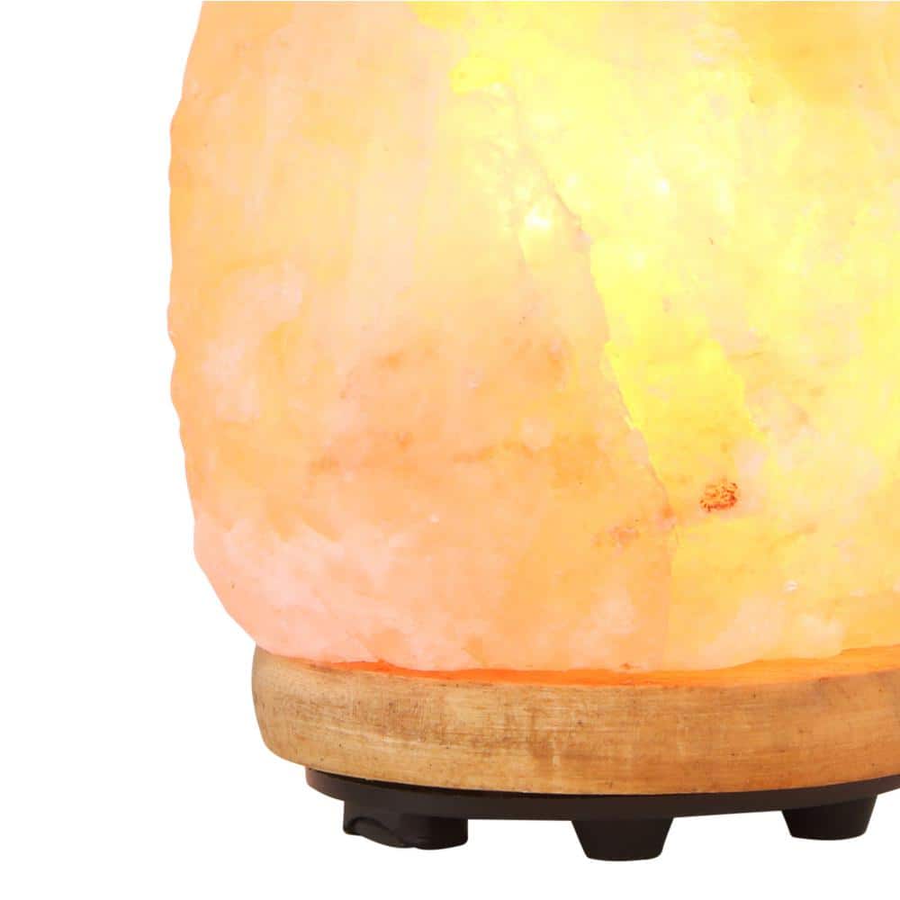 Salt lamp designed to naturally reduce allergens in the air