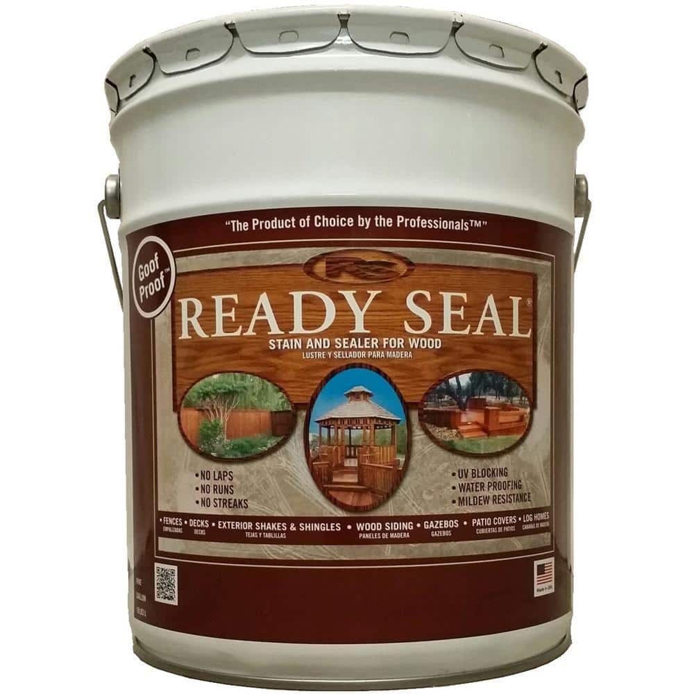 READY SEAL 5 gal. Mahogany Exterior Wood Stain and Sealer 