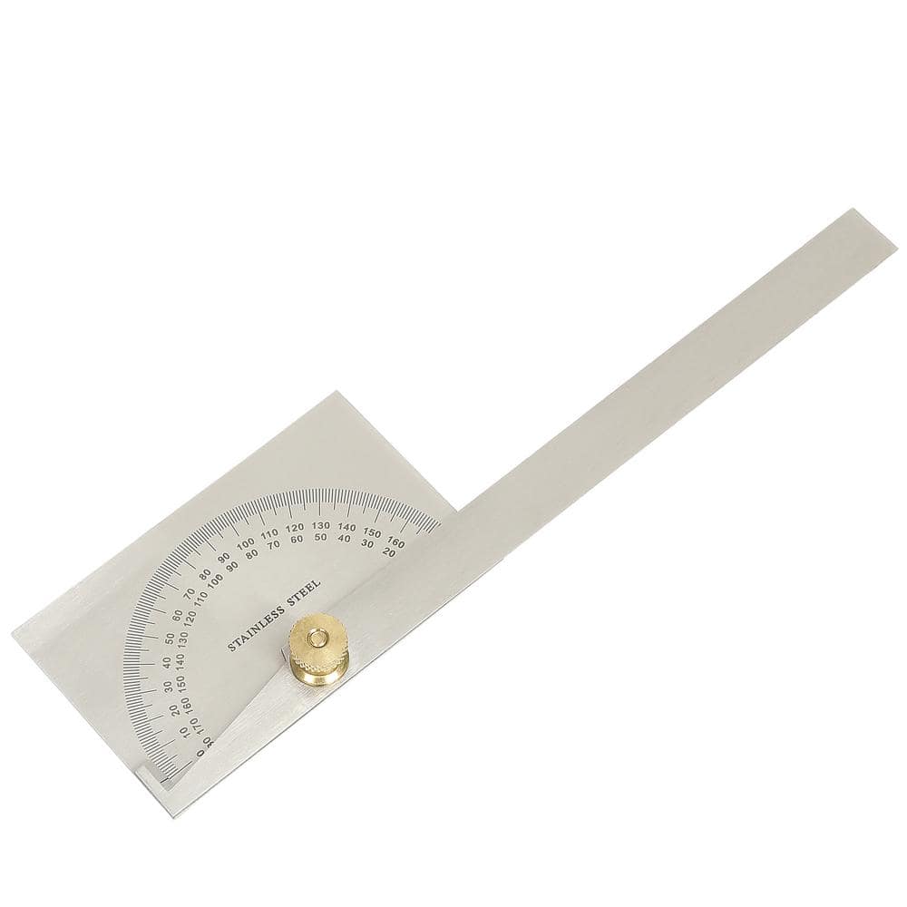 Rolson 59155 Stainless Steel Protractor