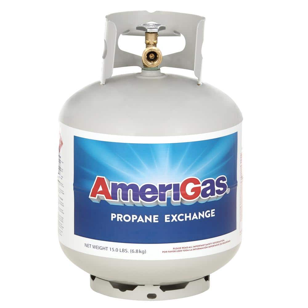 Propane tank exchange ideal for grills and fire pits