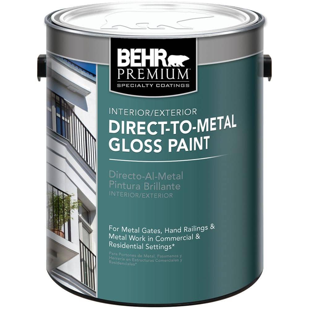 Glidden Trim and Door 1 qt. Deepest Black Gloss Interior/Exterior Oil Black Oil Based Paint For Metal