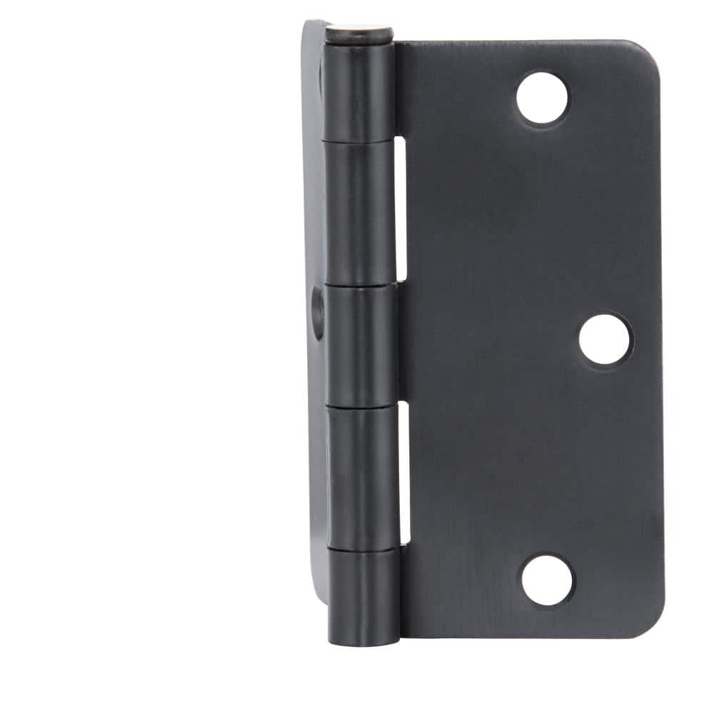 Door hinge featuring all necessary mounting hardware for your convenience
