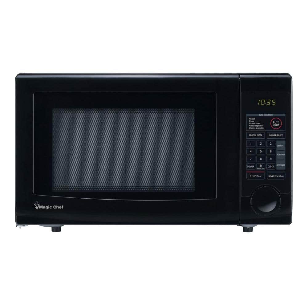Magic Chef 1.1 cu. ft. Countertop Microwave in Black-HMD1110B - The