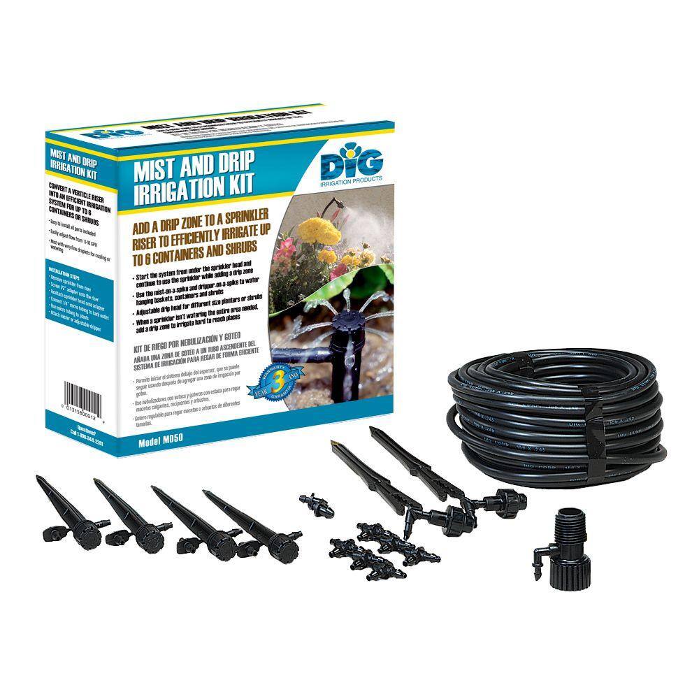 DIG Ocean Breeze Evaporative Mist Cooling System-BC380 - The Home ...